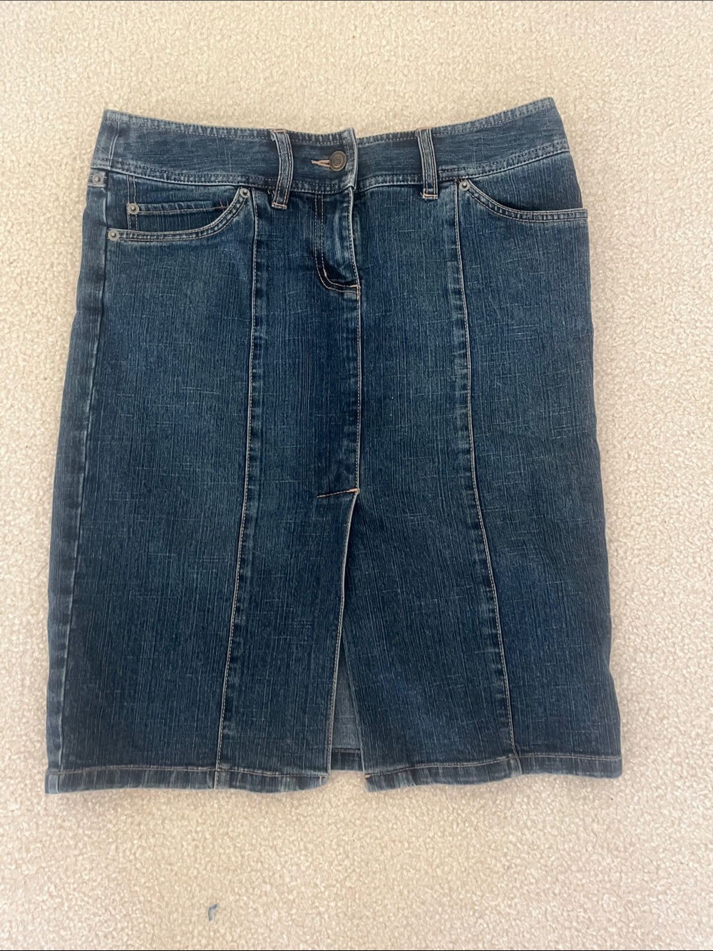 id entity Blue Jeans Skirt